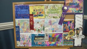 Coloring contest entries