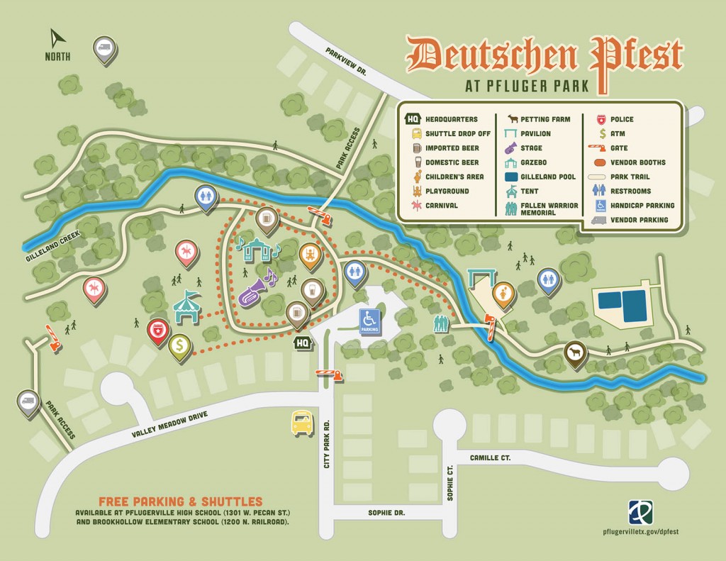 Deutschen Pfest Map